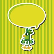 animal parrot worker cartoon theme elements N2
