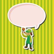 animal dog worker cartoon theme elements N11