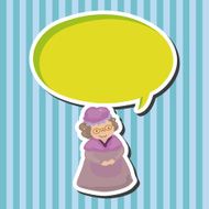 grandmom in little red riding hood theme elements N2