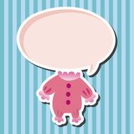 Baby clothes theme elements N37