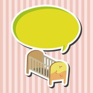 baby bed theme elements N8