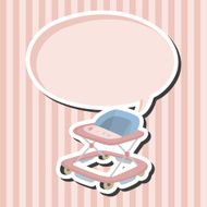 Baby walker theme elements N14