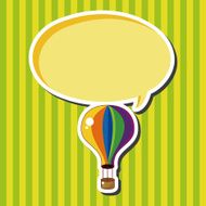 playground hot air ballon theme elements vector eps N2