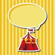 playground circus tent theme elements vector eps N2