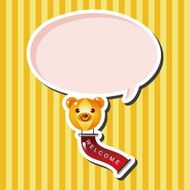 playground welcome ballon theme elements vector eps N4
