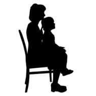 Vector silhouette of family N63