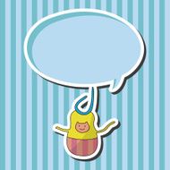 Baby bib theme elements N25