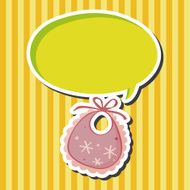 Baby bib theme elements N28