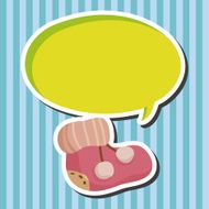 Baby supplies slippers theme elements N9