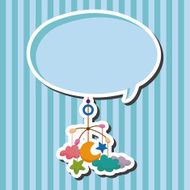 baby hanging theme elements N14