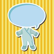 Baby clothes theme elements N42