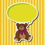 gift theme flat icon elements background eps10 N2
