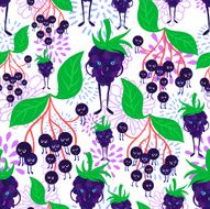 Cartoon fruit pattern N7
