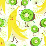 Cartoon fruit pattern N8