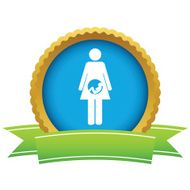 Gold pregnancy logo