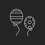 balloon line icon N6