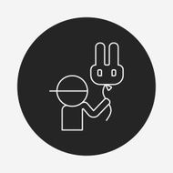 balloon line icon N9