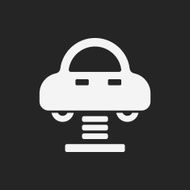 amusement park bumper cars icon N7