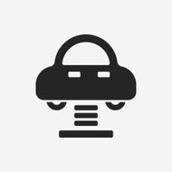 amusement park bumper cars icon N9