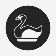 amusement park swan boats icon N3