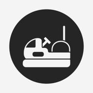 amusement park bumper cars icon N10