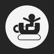 amusement park coffee-cup icon N6