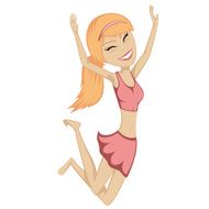 Cheerleader girl