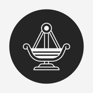 amusement park pirate ship icon N8