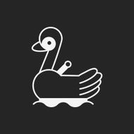 amusement park swan boats icon N7