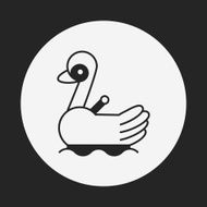 amusement park swan boats icon N8