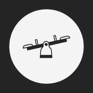 playground seesaw icon N5