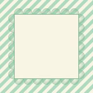 Retro greeting card template design
