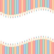 color pencils isolated