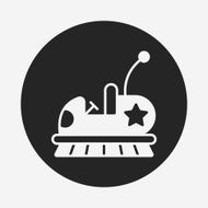 amusement park bumper cars icon N22