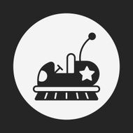 amusement park bumper cars icon N24