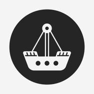 amusement park pirate ship icon N12
