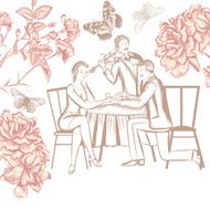 Vector illustration for invitation design