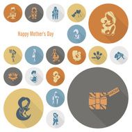 Happy Mothers Day Icons N285