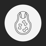 bibs line icon N4