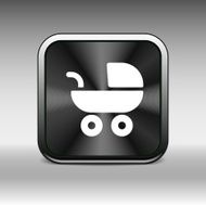 baby stroller icon maternity wheel illustration born pram N4