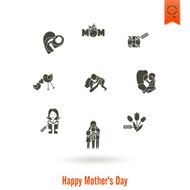 Happy Mothers Day Icons N292