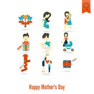 Happy Mothers Day Icons N293