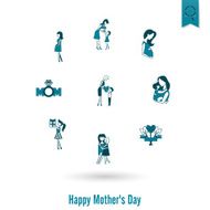 Happy Mothers Day Icons N294