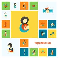 Happy Mothers Day Icons N297