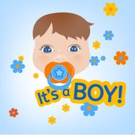 Baby message card N2