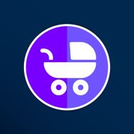 baby stroller icon maternity wheel illustration born pram N6