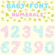 Baby font design