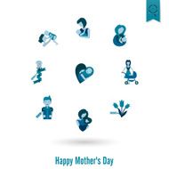 Happy Mothers Day Icons N305