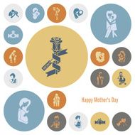 Happy Mothers Day Icons N308