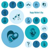 Happy Mothers Day Icons N314